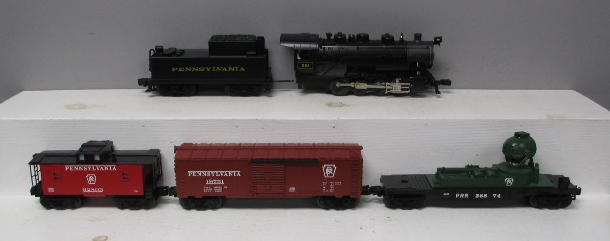 Lionel 6-30089 Pennsylvania Flyer O Gauge Steam Freight Train Set – Trainz