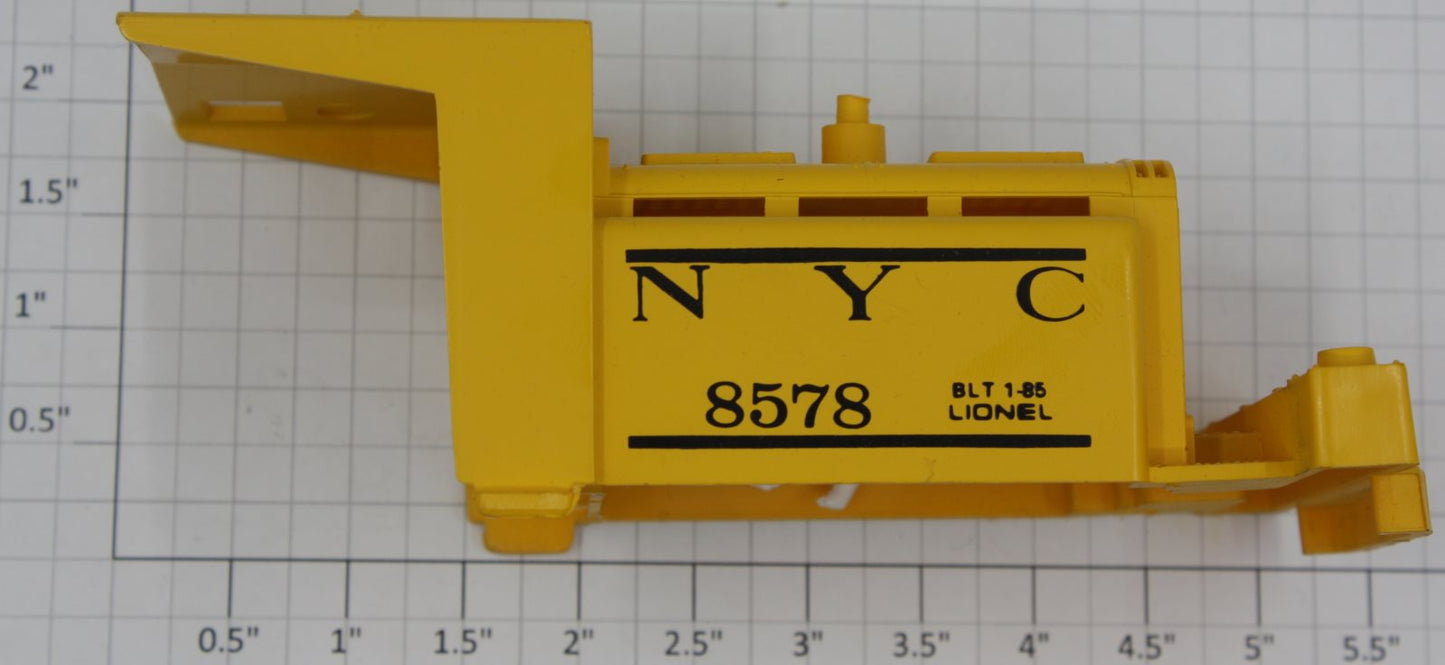 Lionel 8578-100 NYC Yellow Ballast Tamper Body