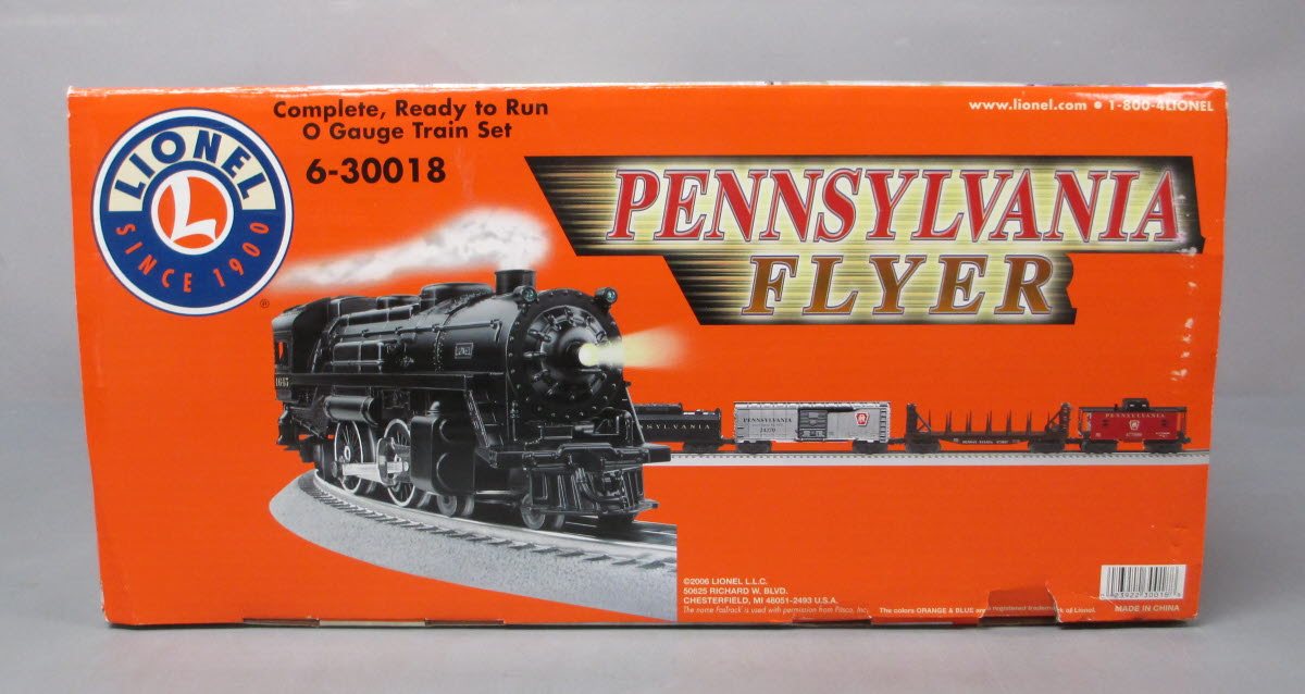 Lionel 6-30018 Pennsylvania Flyer O Gauge Steam Freight Train Set