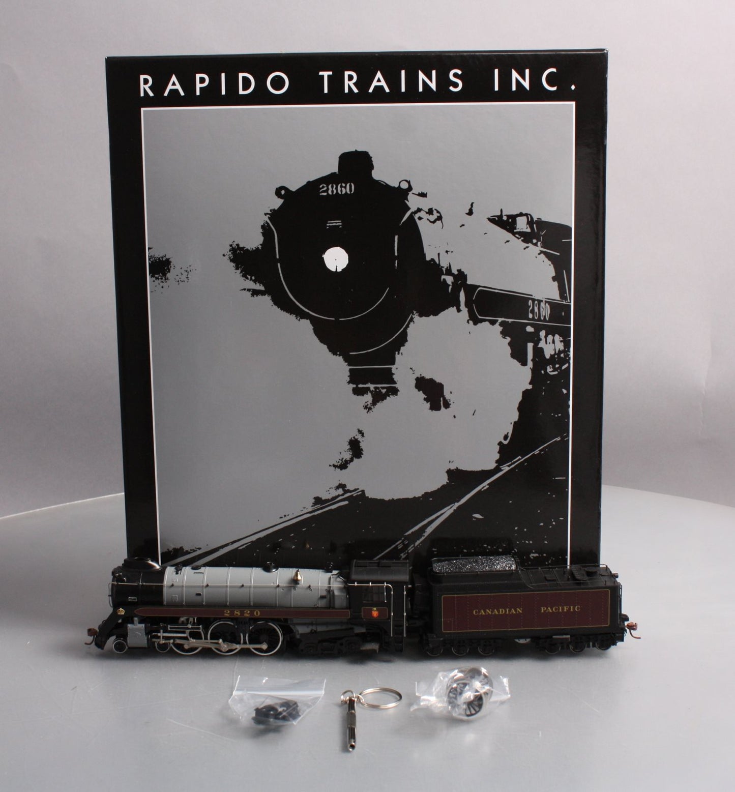 Rapido Trains 600501 HO Canadian Pacific Royal Hudson 4-6-4 Steam Loco #2820