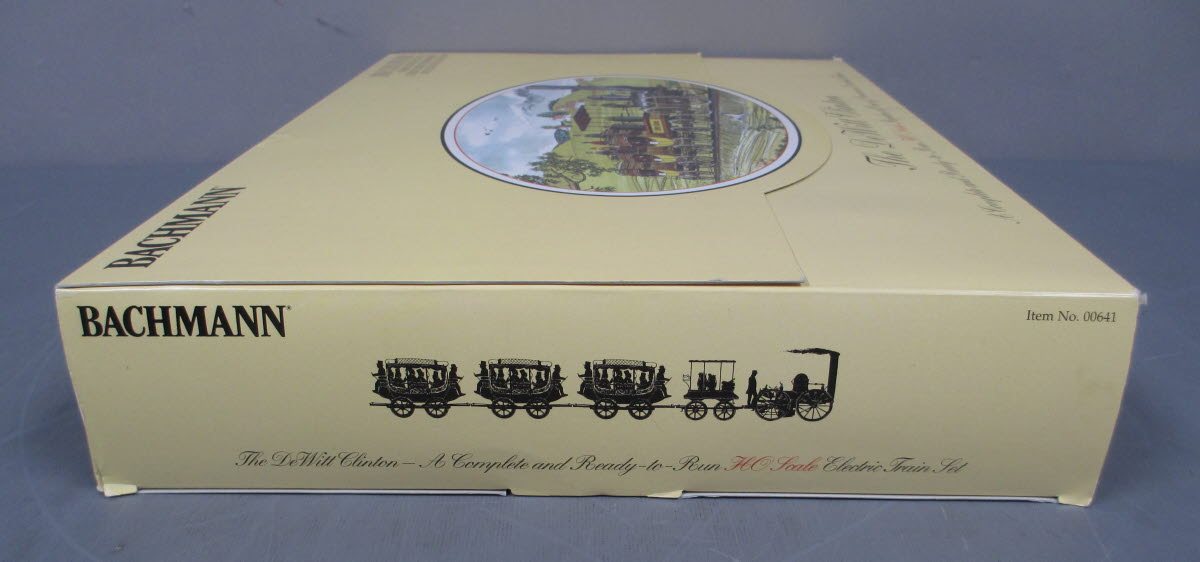 Bachmann 00641 HO Scale DeWitt Clinton Historic Steam Train Set