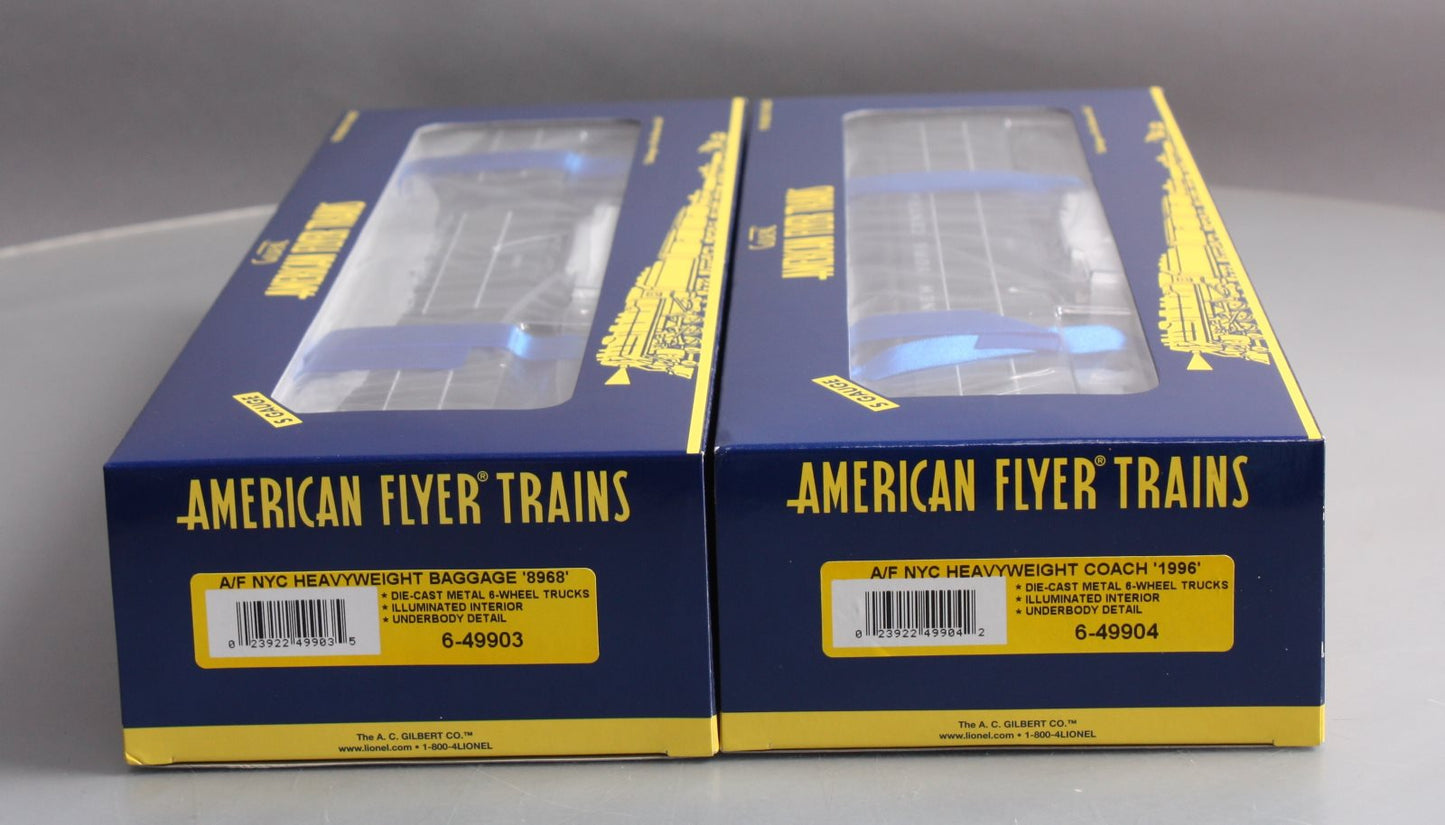 American Flyer 6-48991 S New York Central Heavyweight Passenger Car (Set of 2)