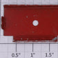 Gilbert 1931-14 Red Bearing Block with Hole for Hudson Erector Locomotive-