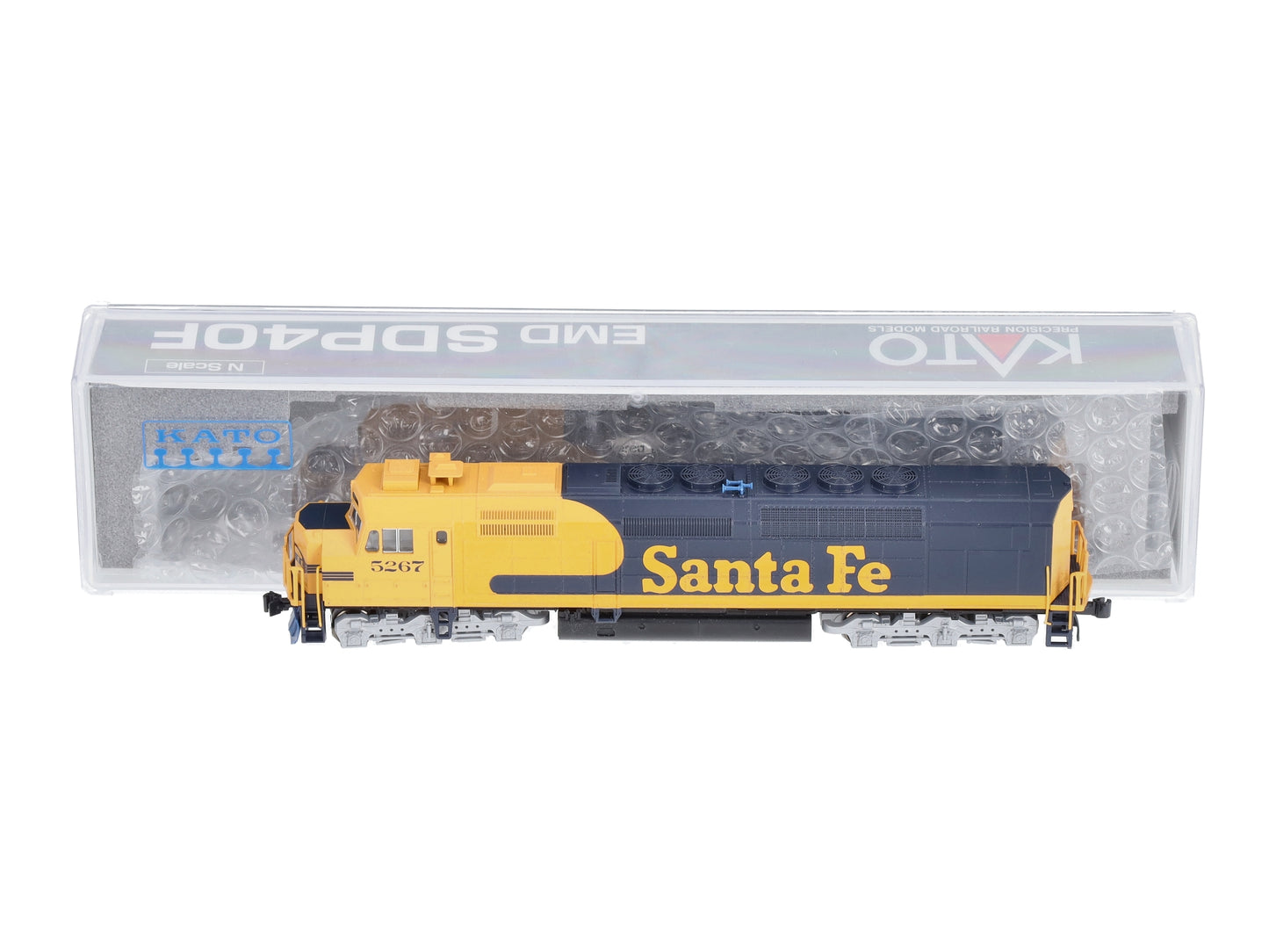 Kato 176-9213-LS N Santa Fe EMD SDP40F Type IVA Diesel Locomotive LokSound #5267