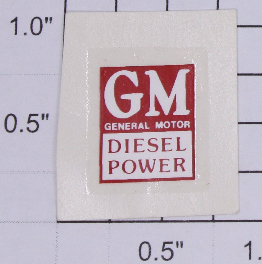 Lionel 397-32 Red GM Diesel Water Type Decal