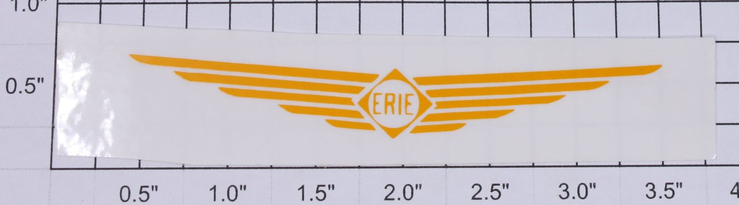 Lionel 2023-12 Yellow "Erie" Sticker Decal