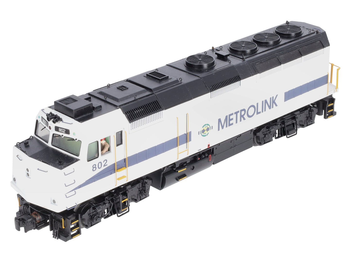 MTH 20-20257-1 Metrolink F40PH Diesel Engine with PS 3.0 #800 (Hi-Rail Wheels)