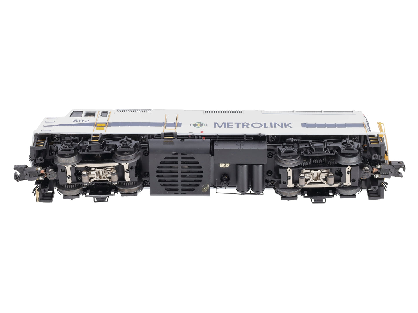 MTH 20-20257-1 Metrolink F40PH Diesel Engine with PS 3.0 #800 (Hi-Rail Wheels)