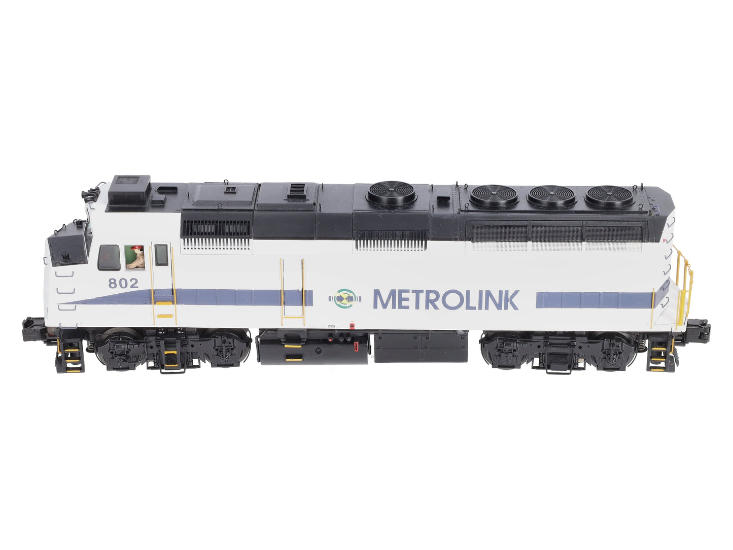 MTH 20-20257-1 Metrolink F40PH Diesel Engine with PS 3.0 #800 (Hi-Rail Wheels)