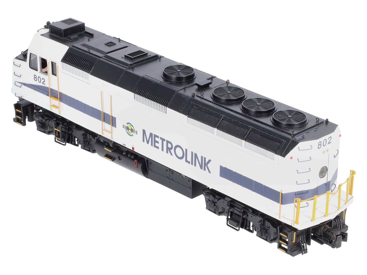 MTH 20-20257-1 Metrolink F40PH Diesel Engine with PS 3.0 #800 (Hi-Rail Wheels)