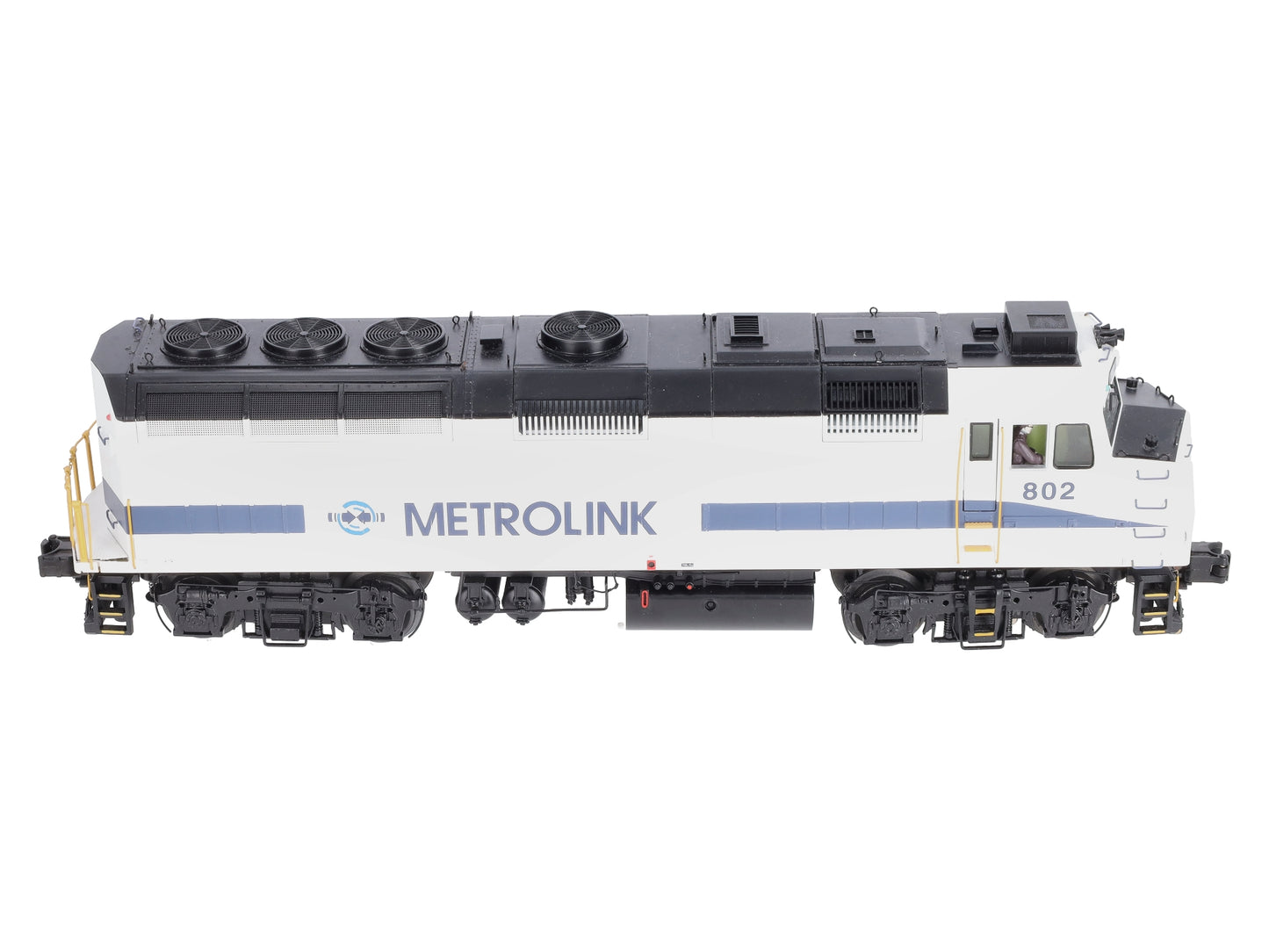 MTH 20-20257-1 Metrolink F40PH Diesel Engine with PS 3.0 #800 (Hi-Rail Wheels)