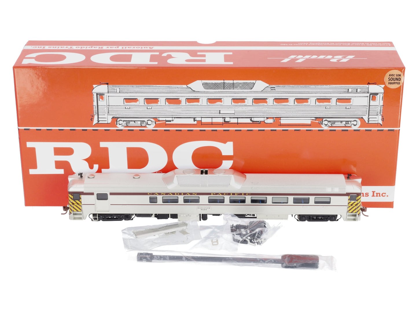 Rapido Trains 16720 HO Canadian Pacific BUDD RDC-2-DC/DCC/SND #9110