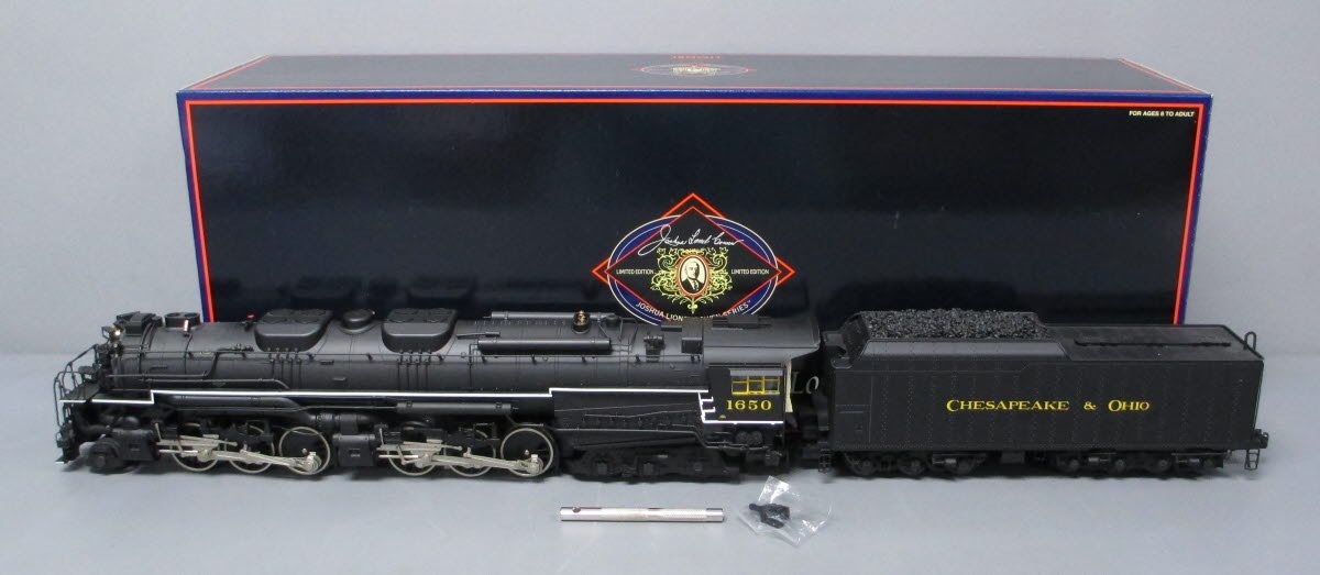 Lionel 6-38081 O C&O 2-6-6-6 Allegheny Steam Locomotive & Tender #1650 ...