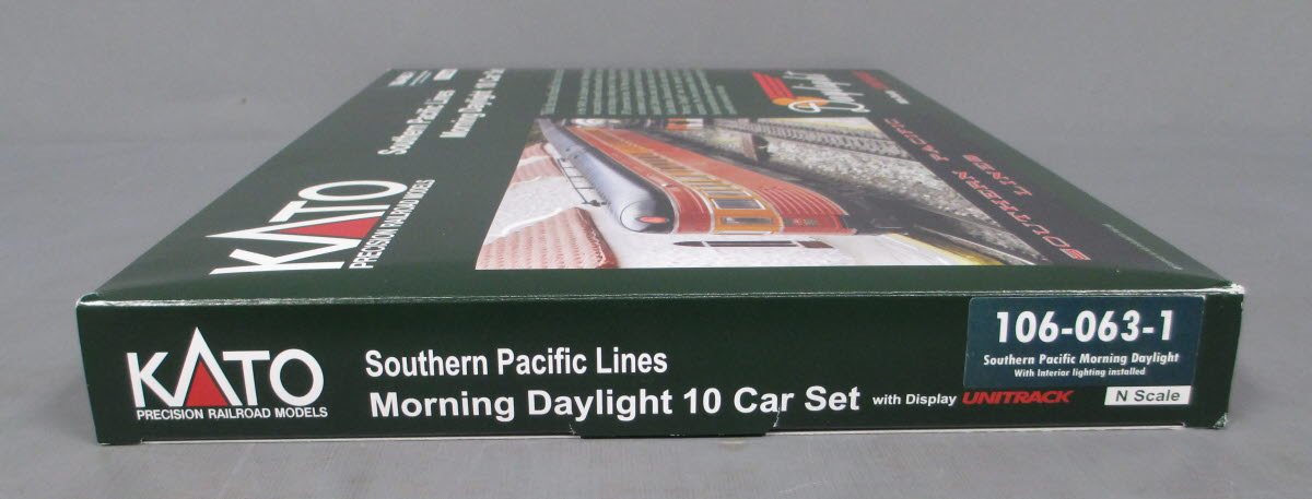 Kato 106-063-1 N SP Lines Morning Daylight Passenger Cars(Set of 10)