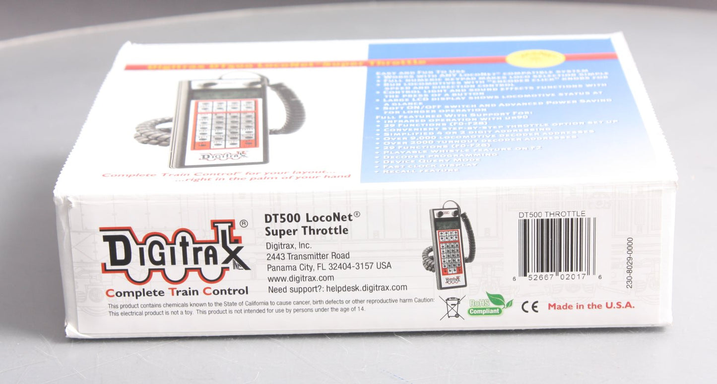 Digitrax DT500 HO Scale Loconet Super Throttle