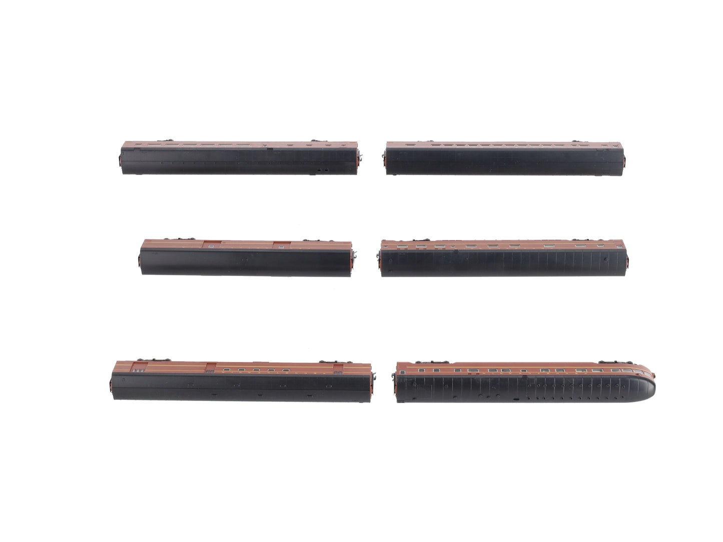 Kato 106-018 PRR 6-Car Smooth Side Passenger Set