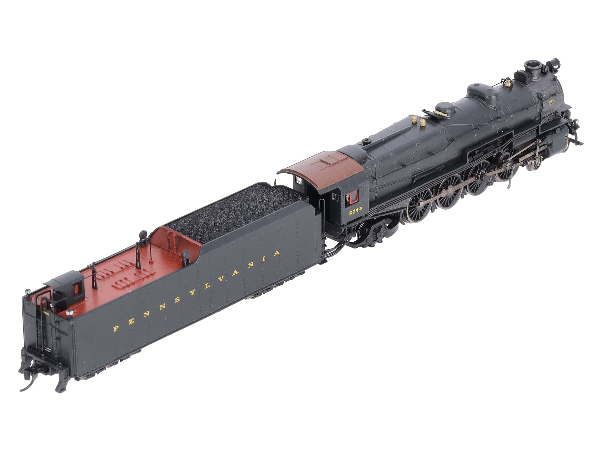 Broadway Limited 3072 N PRR Class M1a 4-8-2 Steam Loco & Tender #6743 –  Trainz