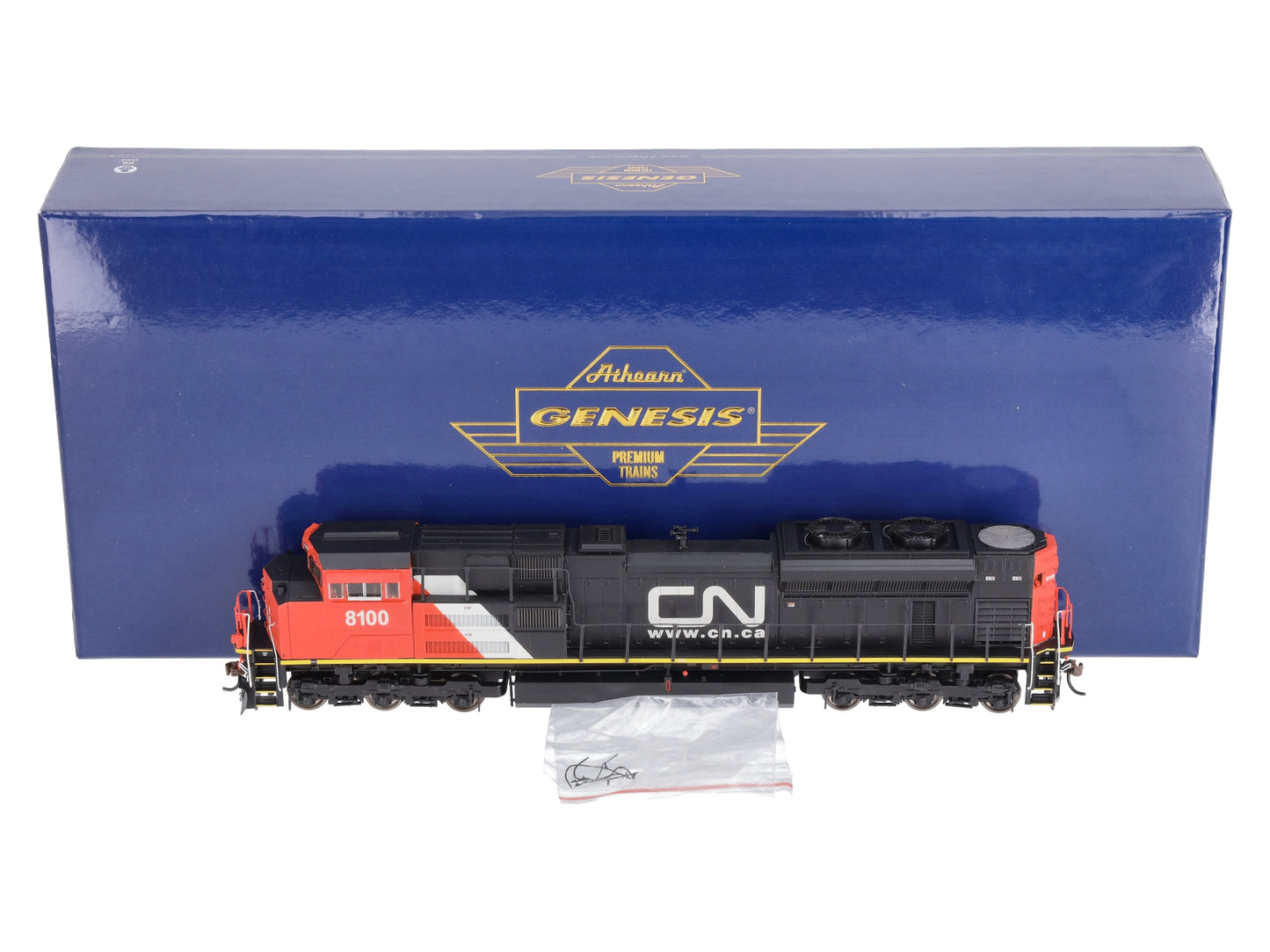 Athearn G68891 HO Scale CN SD70ACe Diesel Locomotive #8100 with DCC & Sound