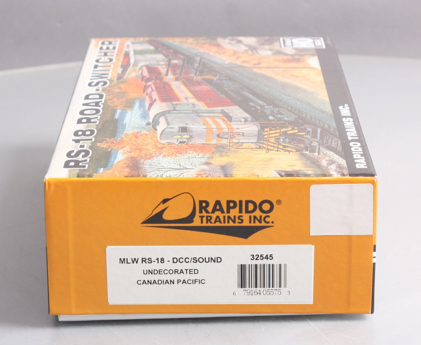 Rapido Trains 32545 HO Undecorated CP MLW RS-18 Diesel Locomotive w/DCC & Sound