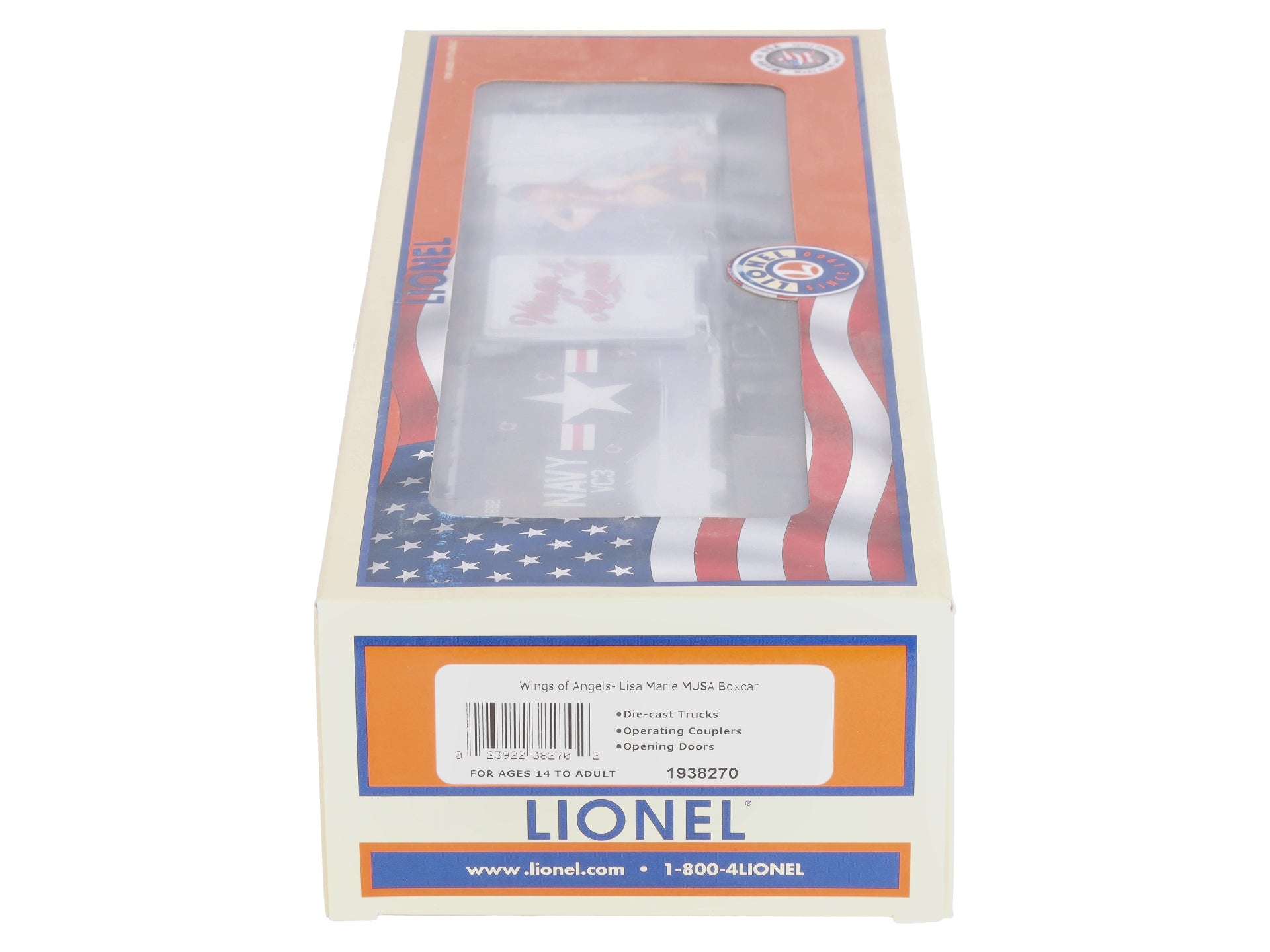 Lionel 1938270 O Gauge Wings of Angels Redhead Made in USA Boxcar