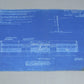 1953 Rock Island Lines Stenciling Passenger Cars Blueprint VG