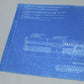 1953 Rock Island Lines Stenciling Passenger Cars Blueprint VG