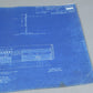 1953 Rock Island Lines Stenciling Passenger Cars Blueprint VG