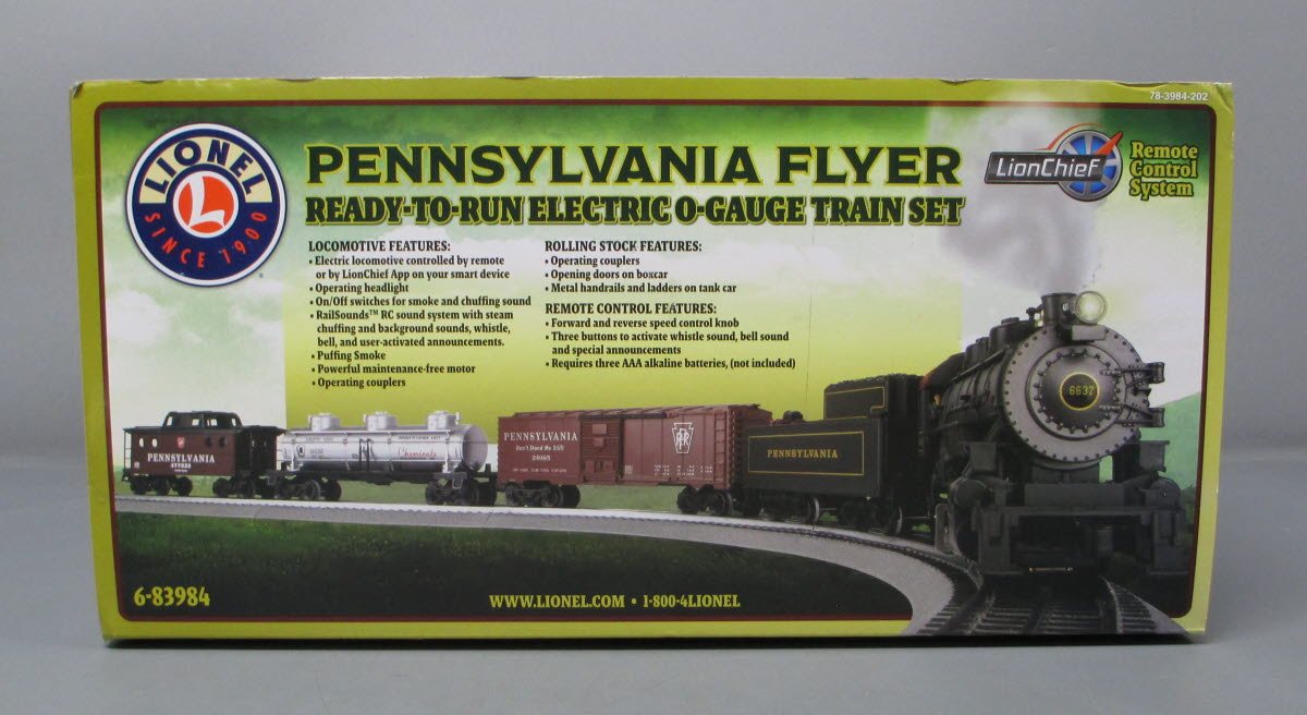 Lionel 6-83984 Pennsylvania Flyer LionChief O Gauge Train Set with Bluetooth