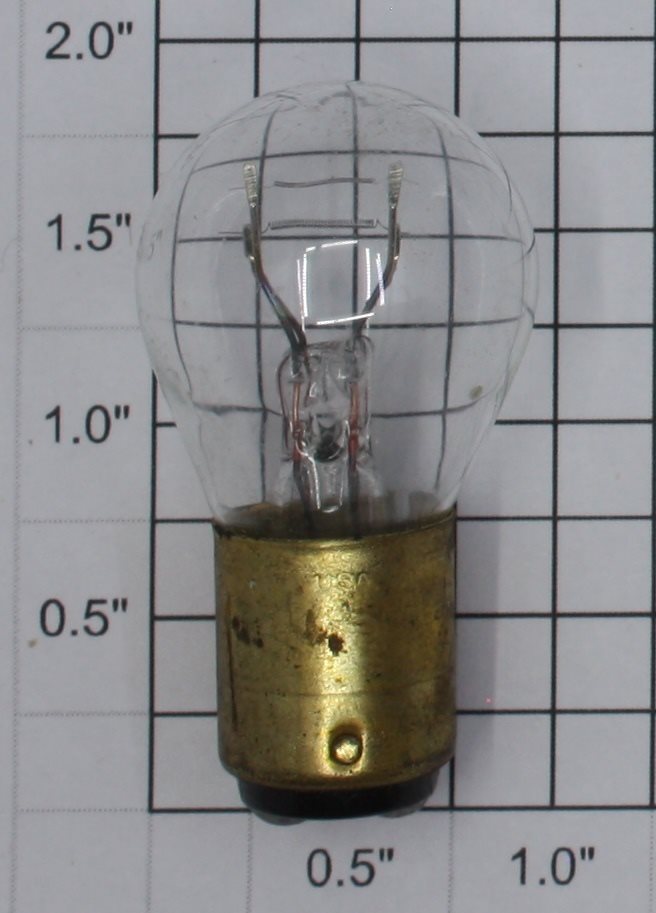 GE 1034 12 Volt Bayonet Base Clear Turn Signal Light Bulb