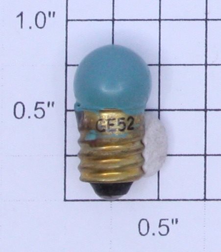 Lionel 52 14 Volt Screw Green Translucent Light Bulb