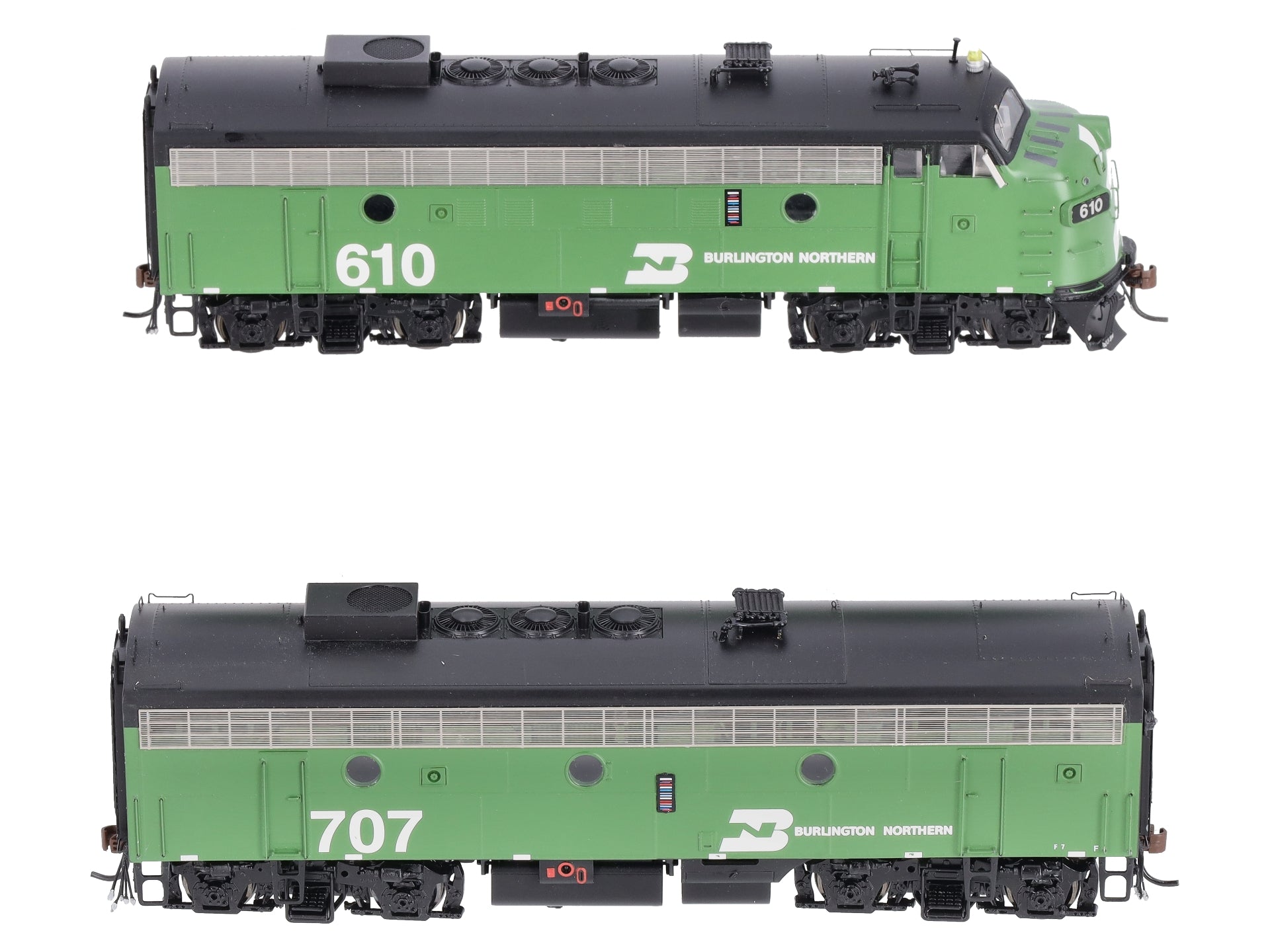 Athearn HO Scale Burlington store Northern #3211 Super-Powered RTR F7A #9760 Vintage