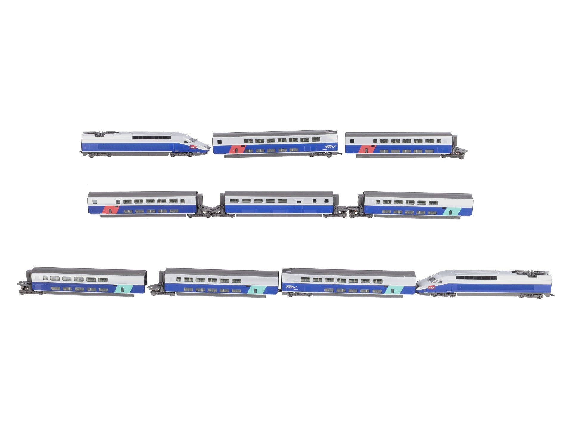【即納限定品】KATO 10-1529 TGV Reseau Duplex 10両セット 外国車輌