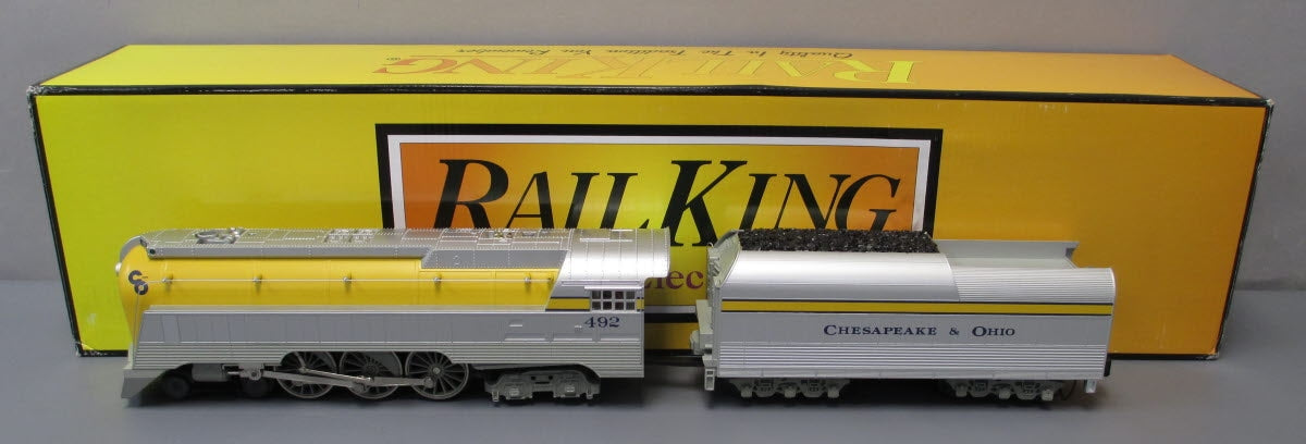 MTH 30-1692-1 Chesapeake & Ohio Imperial Streamlined 4-6-4 Hudson #492 w PS3