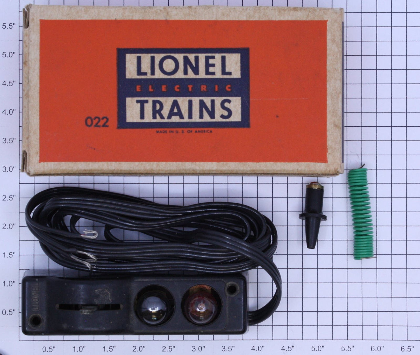 Lionel O22C-1 O Gauge Controller Boxed with Voltage Plug and Wire