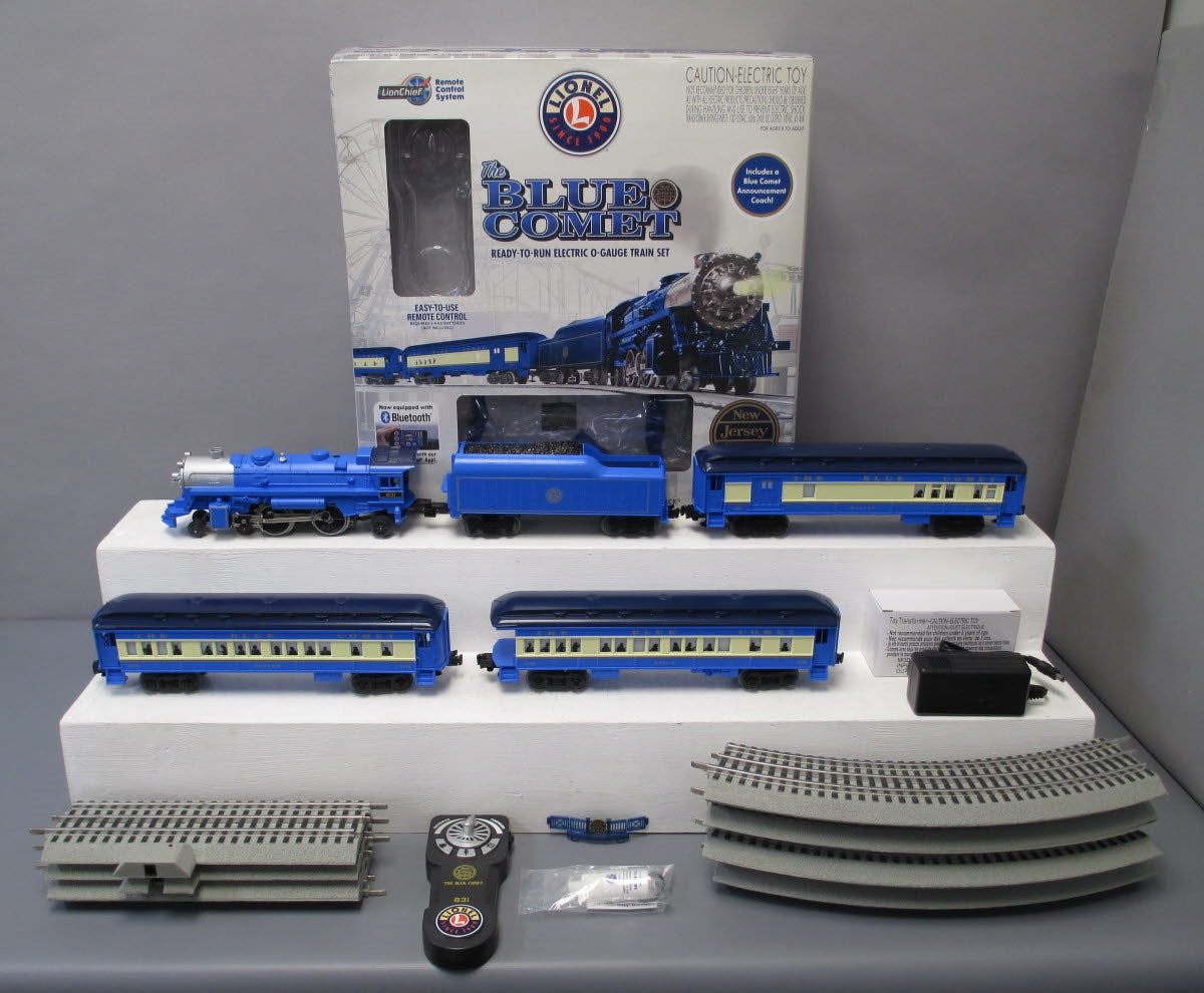 Lionel 1923070 Blue Comet LionChief O Gauge Steam Train Set with Bluetooth