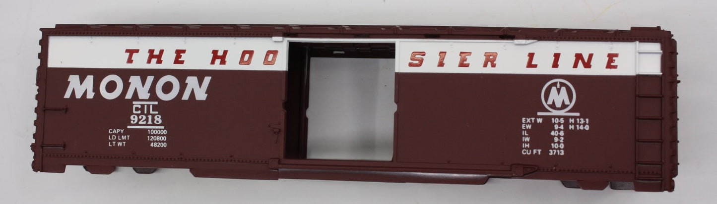 Lionel 9218-1 Maroon "Monon" Shell Only-Incomplete No Doors, or Bottom Frame