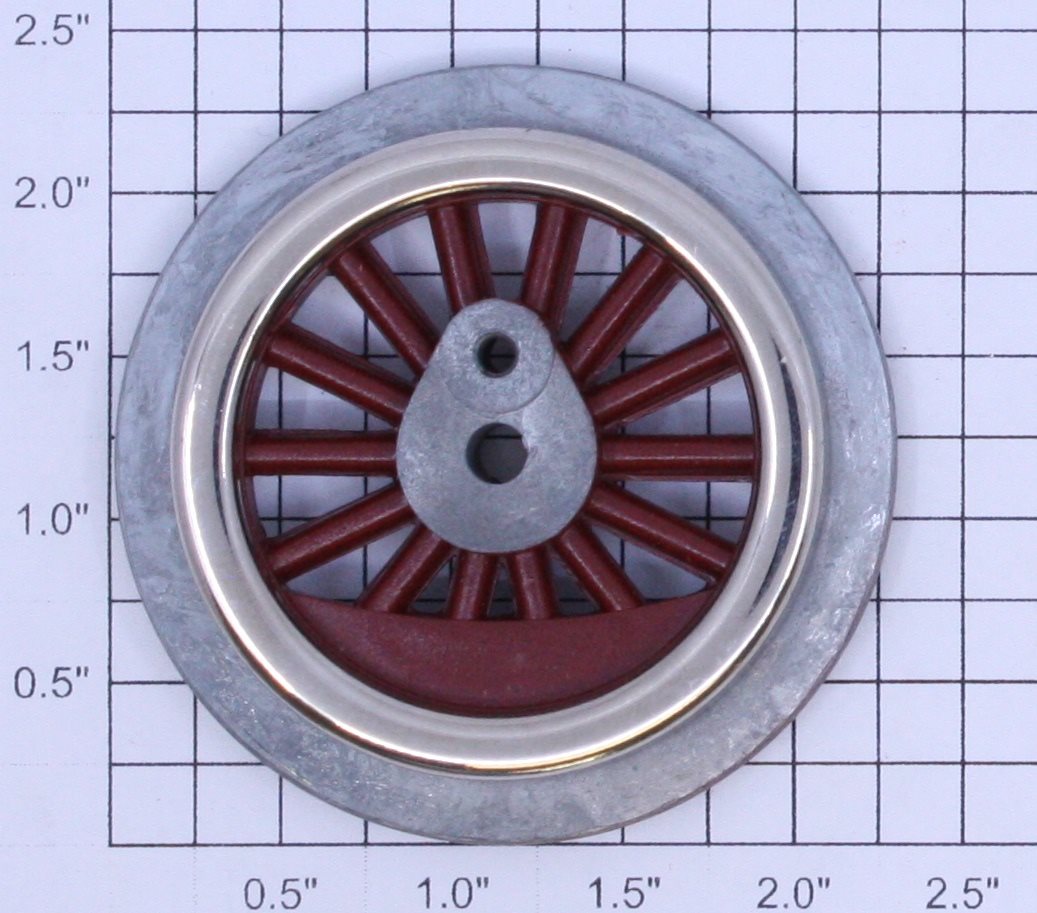 American Flyer AO-1000 Standard Red 14-Spoked Gear Wheel