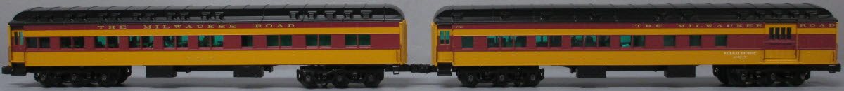 Lionel 6-85351 Milw.Rd. 18'' Heavyweight Columbian Combine/Sleeper 2 Car Set