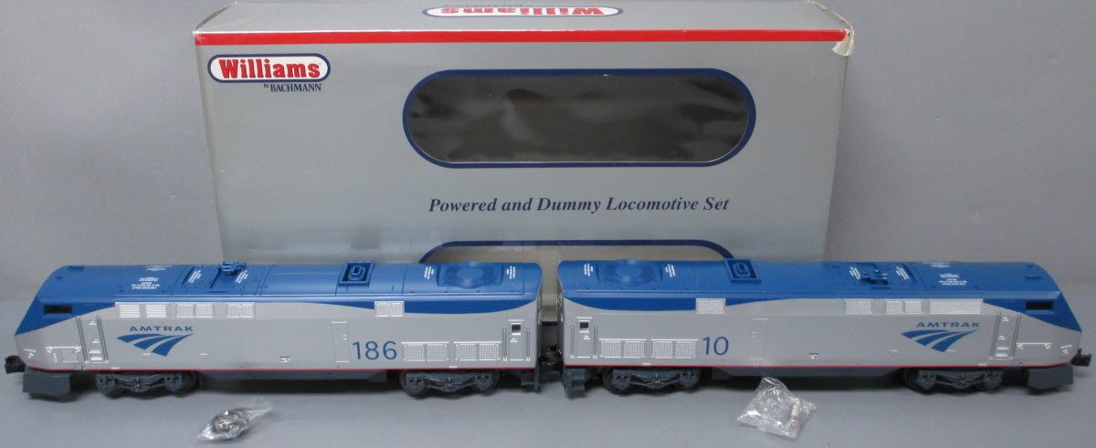 Williams 22803 O Gauge Amtrak Genesis Phase V AA Diesel Locomotive Set