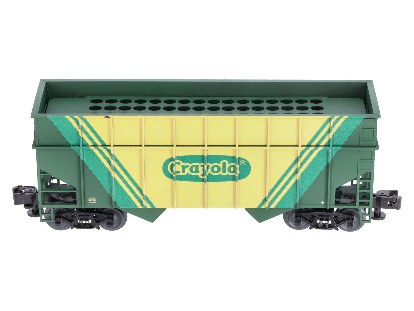 Lionel 3-17703 O Gauge Crayola 2-Bay LionScale Hopper with Crayons