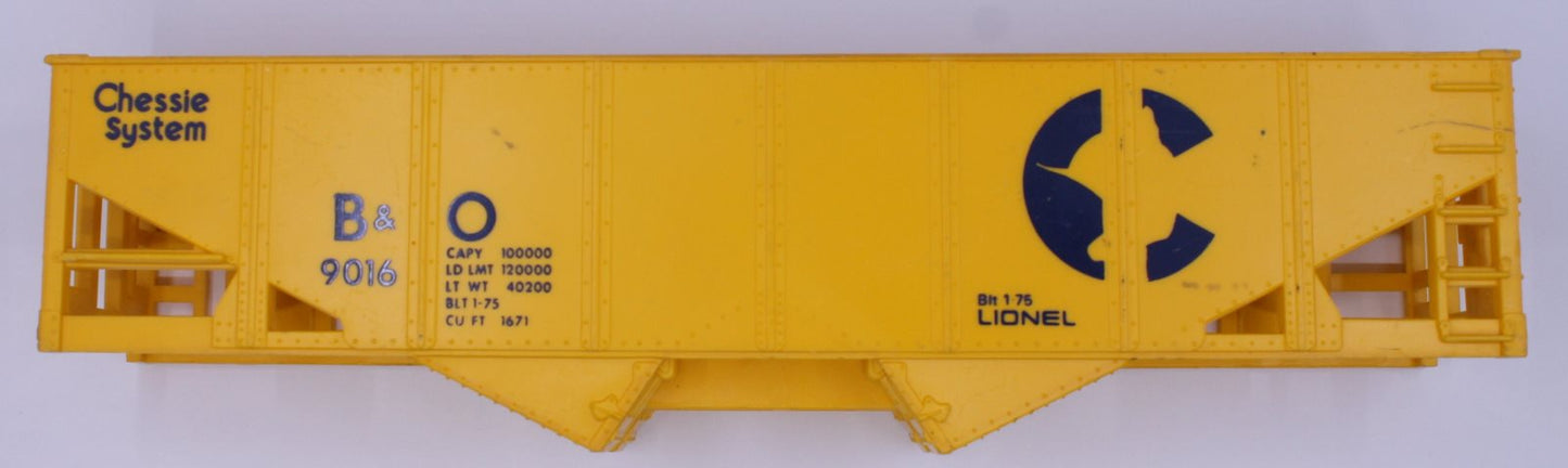 Lionel 9016-3 #9016 Yellow Short Hopper Body Shell