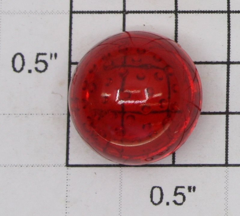 Lionel 52-40 #52 Fire Car Red Jewel Cap Lens