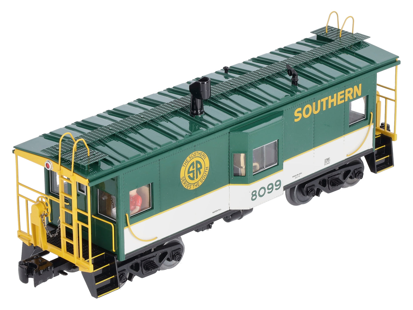 Lionel 6-27681 O Gauge Southern NS Heritage Bay Window Caboose #8099