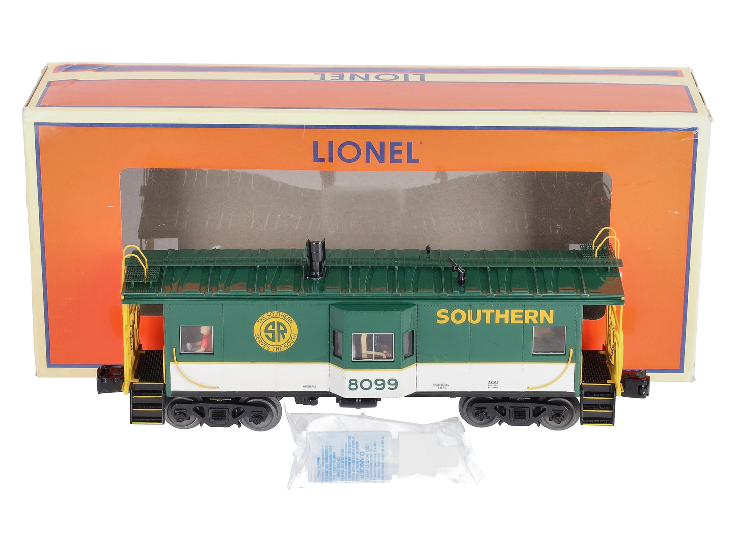 Lionel 6-27681 O Gauge Southern NS Heritage Bay Window Caboose #8099