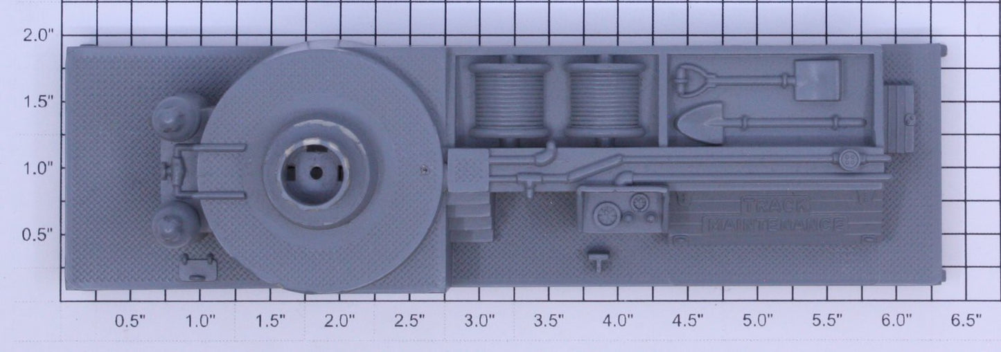 Lionel 6812-5 Gray "Special Edition" Searchlight Track Maintenance Platform