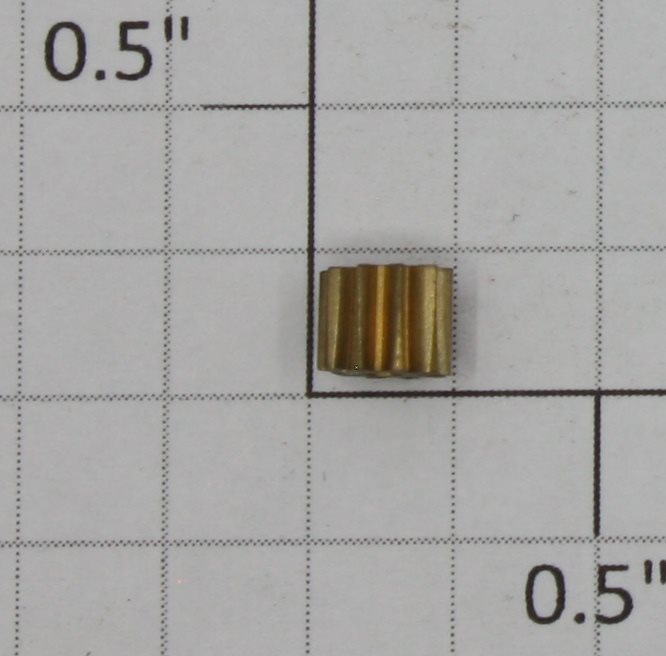 Lionel 4065 Brass Pinion Gear 10-Tooth Id 1/16" x Od 15/69" x W 9/64"