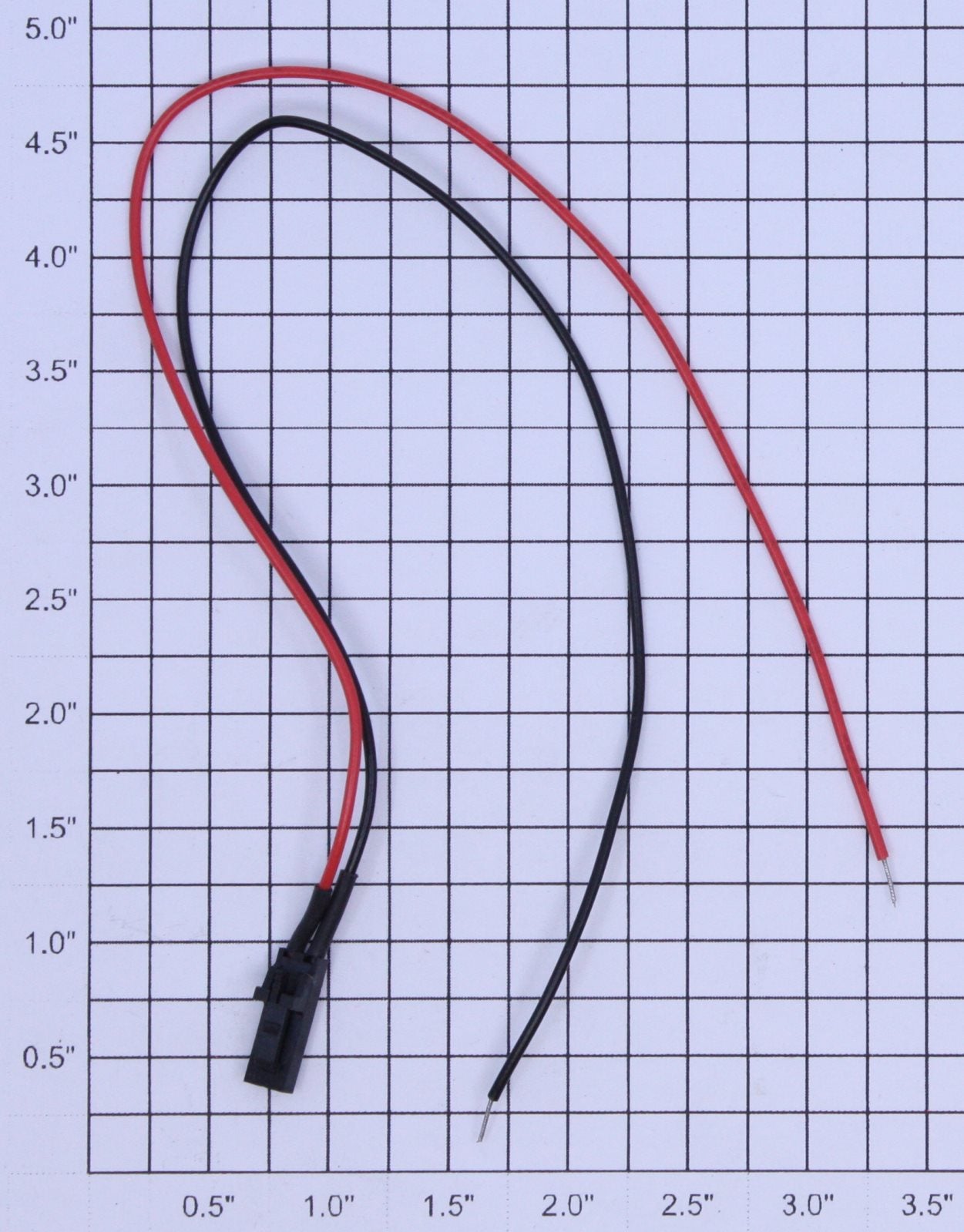 K-Line K2100-X009 2-Pin Male Plug Wire Harness