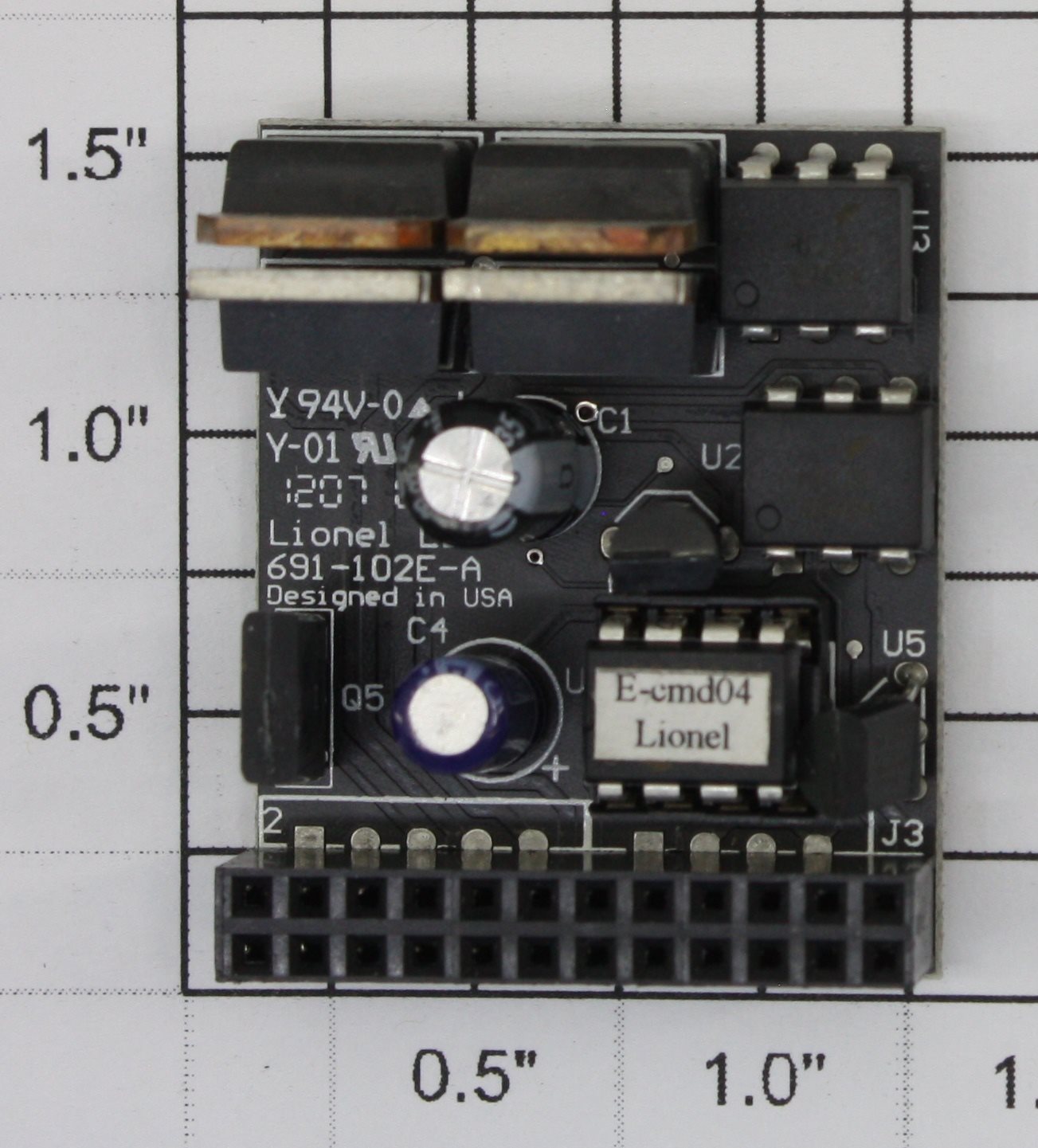 Lionel 691PCB1089 102E Reversing Unit PCB Circuit Board