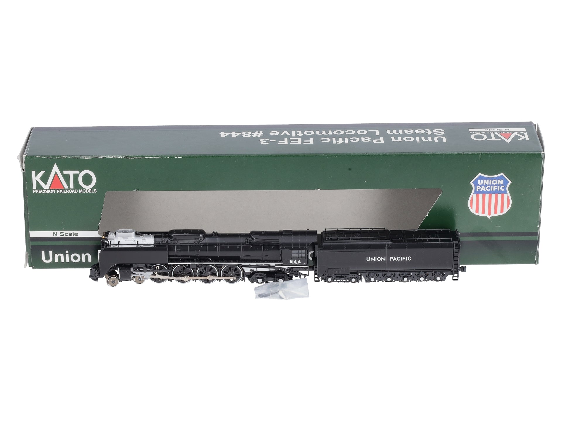Kato 126-0401 N Scale Union Pacific FEF-3 4-8-4 Steam Locomotive #844 w/DC