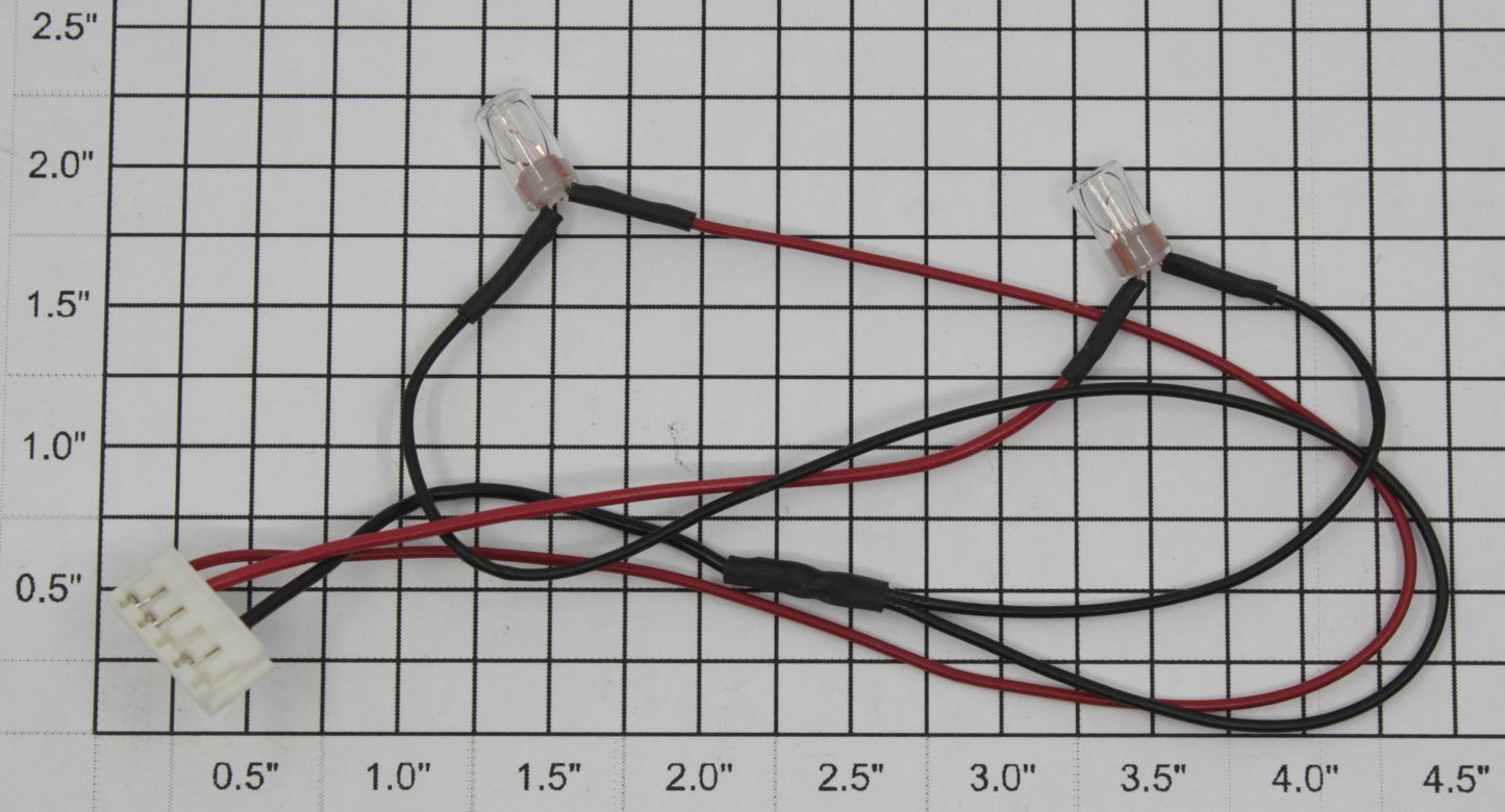 Lionel 8959-326 NW-2 14V 80MA Switcher Clear Headlights and Wiring Harness